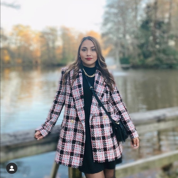 Zara double breast button blazer bloggers favorite - Picture 6 of 16